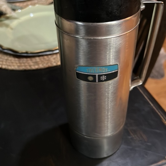 Vintage King Seeley Thermos Vacuum Bottle Stainless Steel Quart Size 2464   A234 - Picture 3 of 4